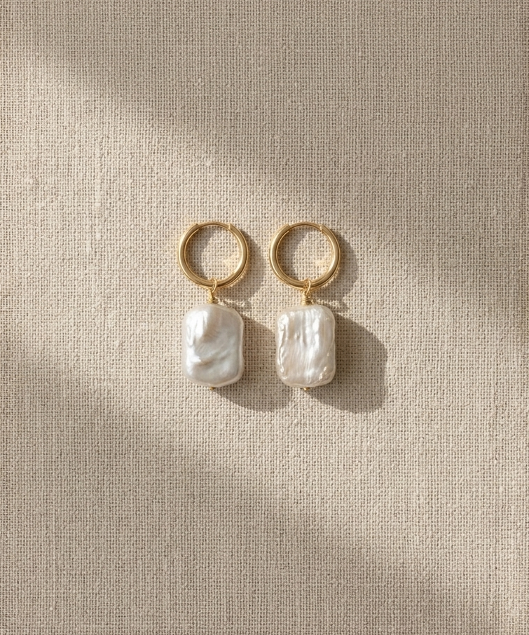 Pearl frames - Freshwater Pearl | Earrings