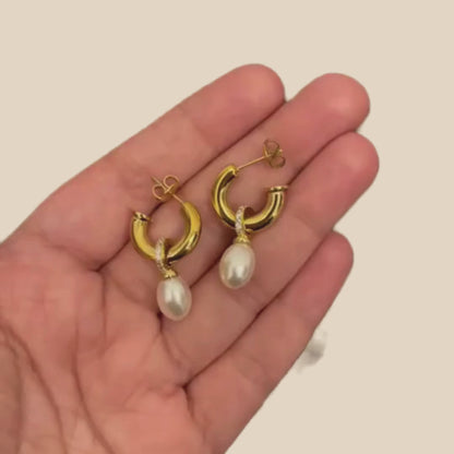Horseshoe hoops - Earrings