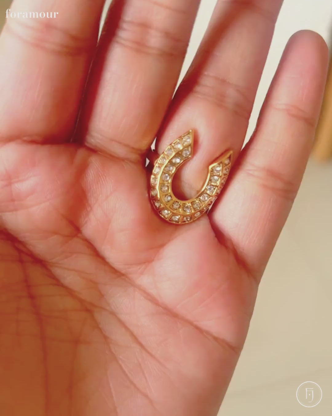 Horseshoe Zircon - Ring