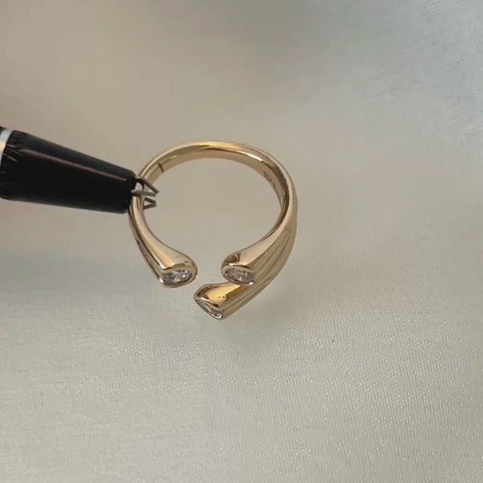 Three fingers | Rose Gold - Ring