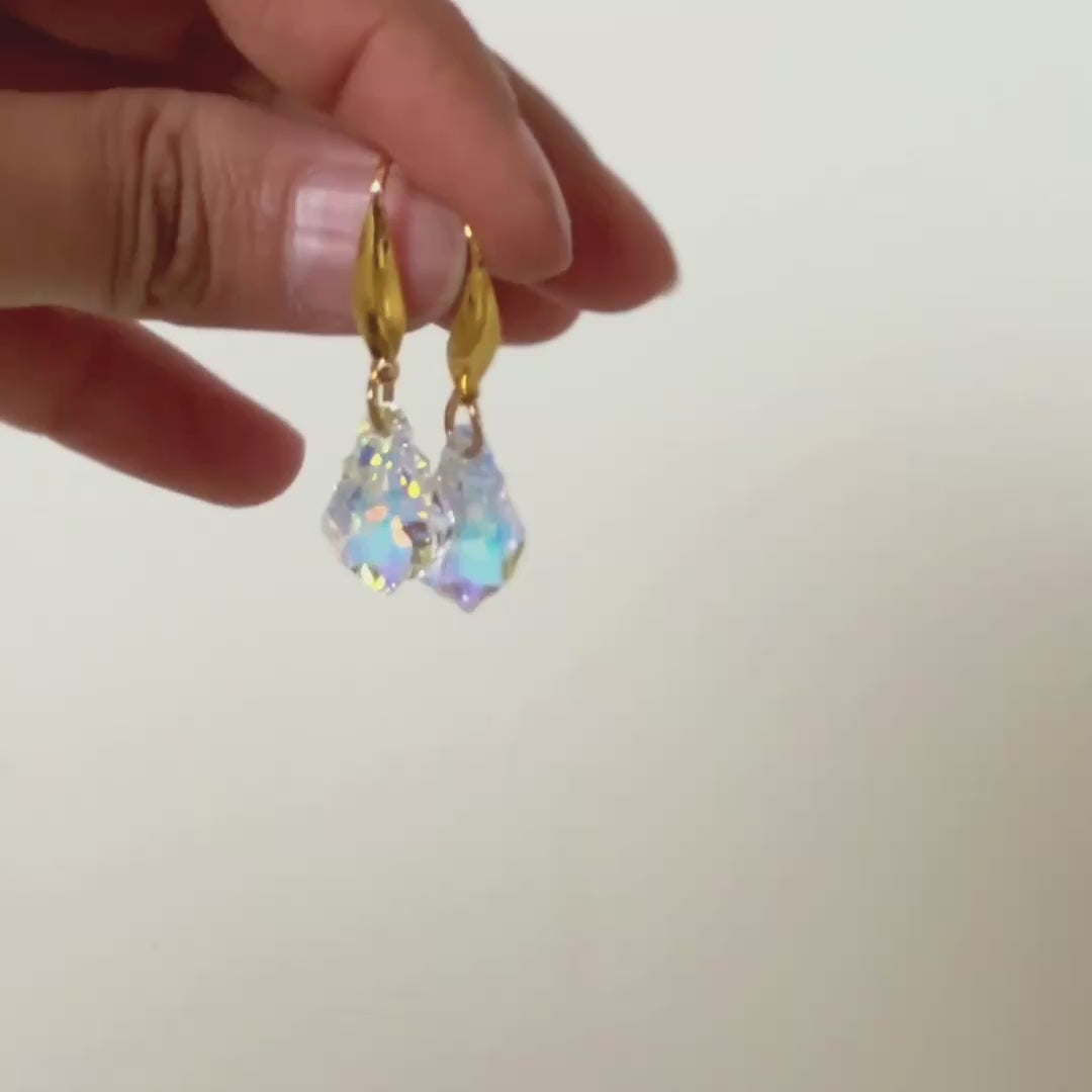 Aurora Crystal Drop Earrings