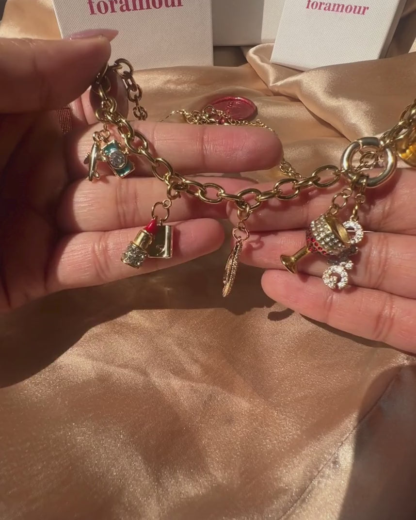 Main Character charms necklace -