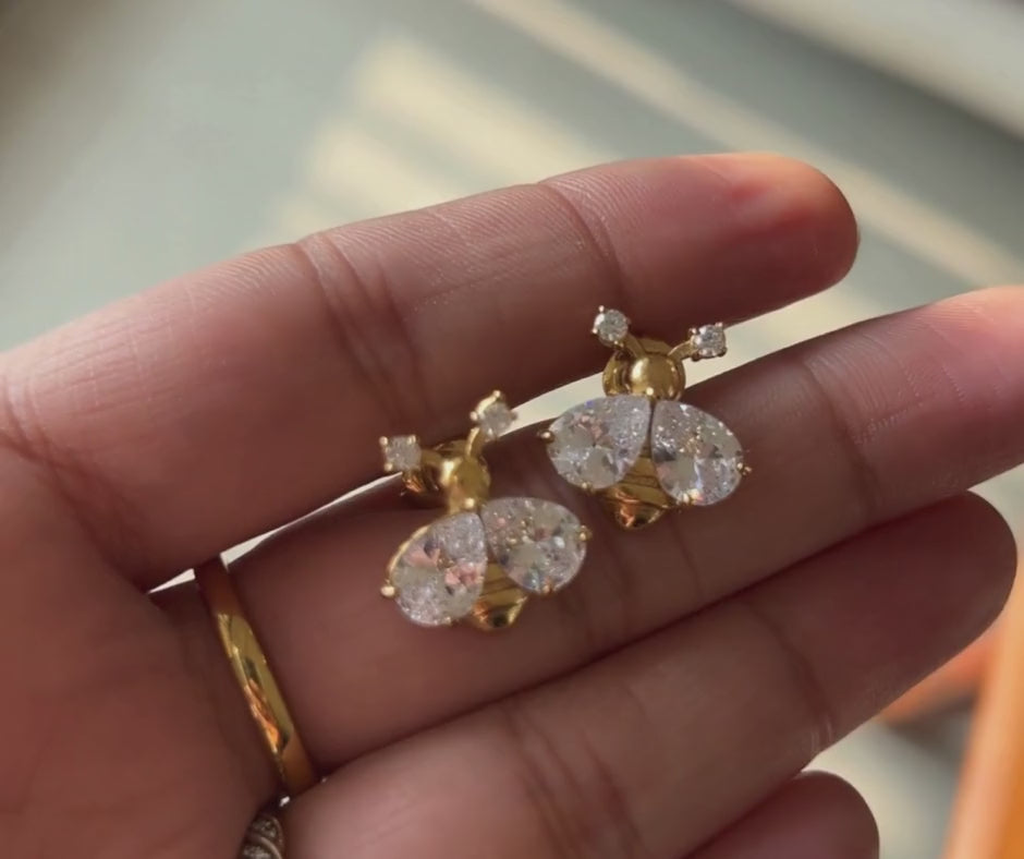 Bee Stone - Earrings