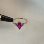 marquise ruby ring - foramour