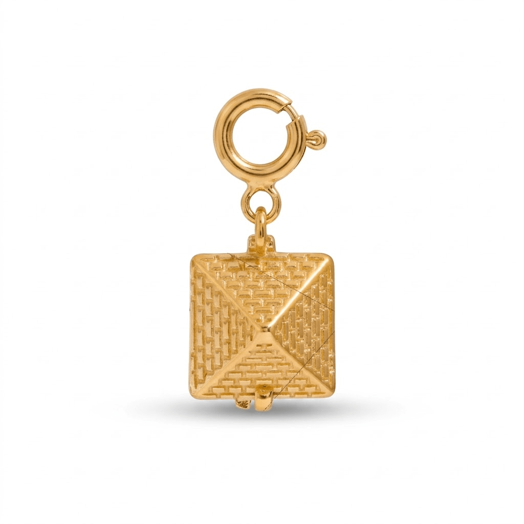 Pyramid - Charm - Foramour Jewels - 18K Gold Plated - Sweat, water proof