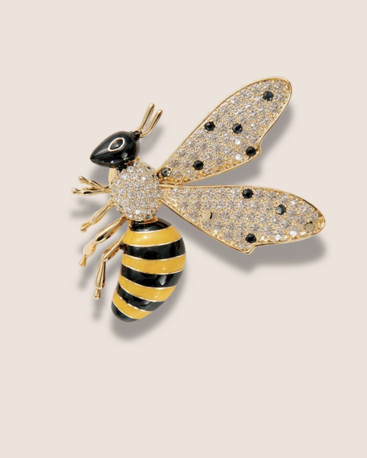 Queen Bee - Brooch | Lapel Pin - Foramour Jewels - 18K Gold Plated - Sweat, water proof