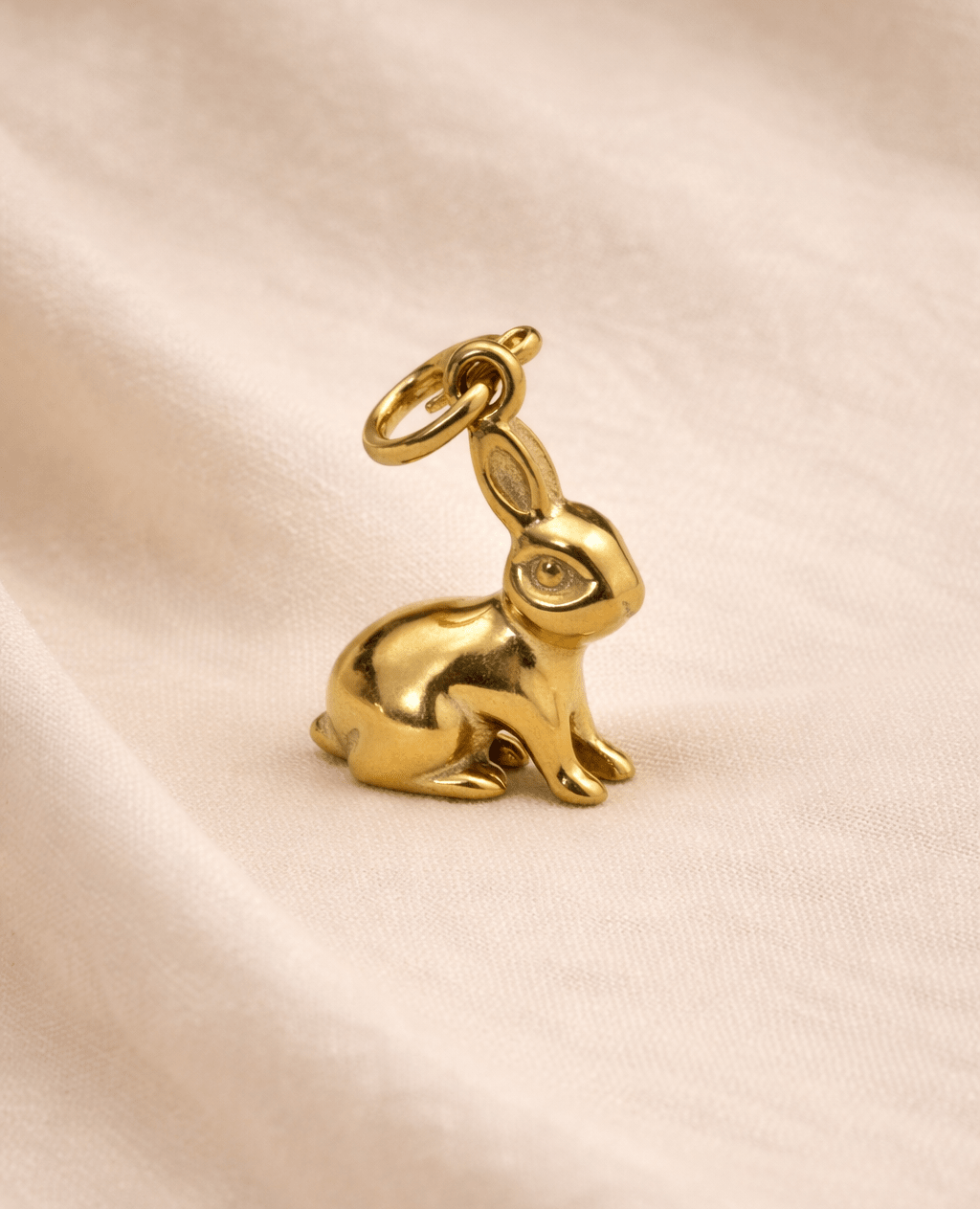 Rabbit - Charm - Foramour Jewels - 18K Gold Plated - Sweat, water proof