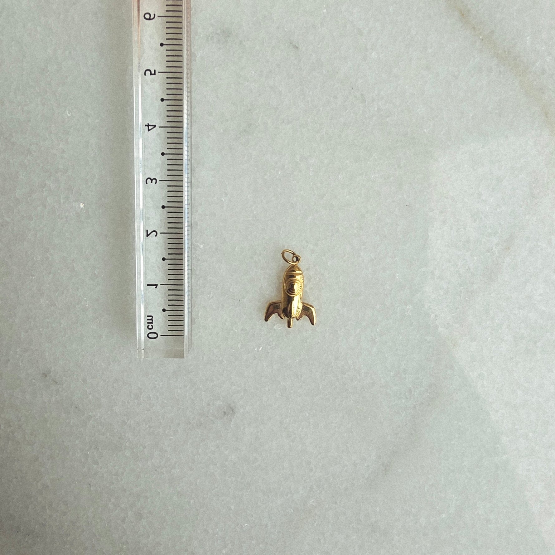 Rocket - Charm - Foramour Jewels - 18K Gold Plated - Sweat, water proof
