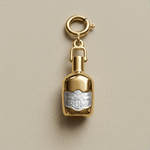 Rum Bottle Charm - Foramour Jewels - 18K Gold Plated - Sweat, water proof