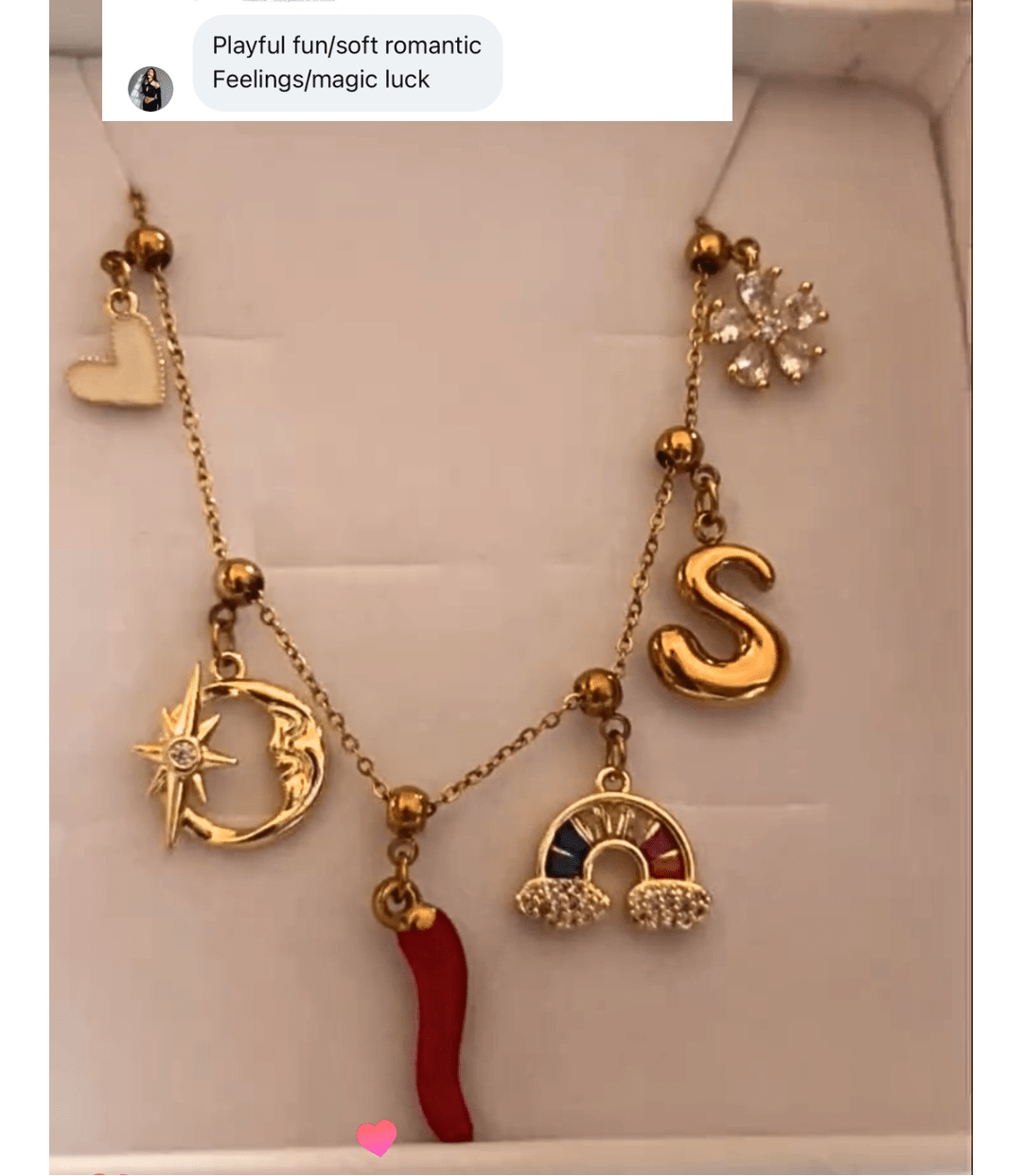 Sahiba Sunshine Charm Necklace - Foramour Jewels - 18K Gold Plated - Sweat, water proof