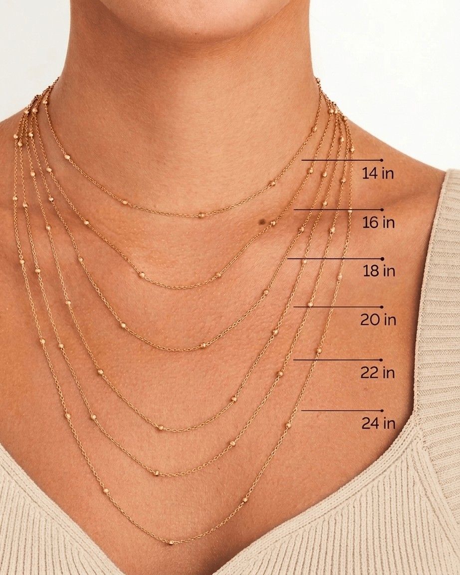Sara's Necklace - Pink Beaded Choker with Moon Charm - Foramour Jewels - 18K Gold Plated - Sweat, water proof