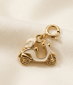 Scooter - Charm - Foramour Jewels - 18K Gold Plated - Sweat, water proof