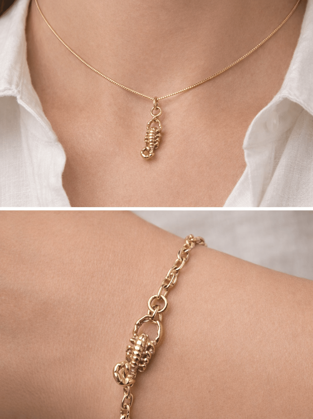 Scorpio - Charm - Foramour Jewels - 18K Gold Plated - Sweat, water proof