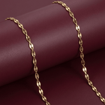 Sequin Chain (Mirror/Disco Chain) - Foramour Jewels - 18K Gold Plated - Sweat, water proof