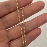 Sequin Chain (Mirror/Disco Chain) - Foramour Jewels - 18K Gold Plated - Sweat, water proof