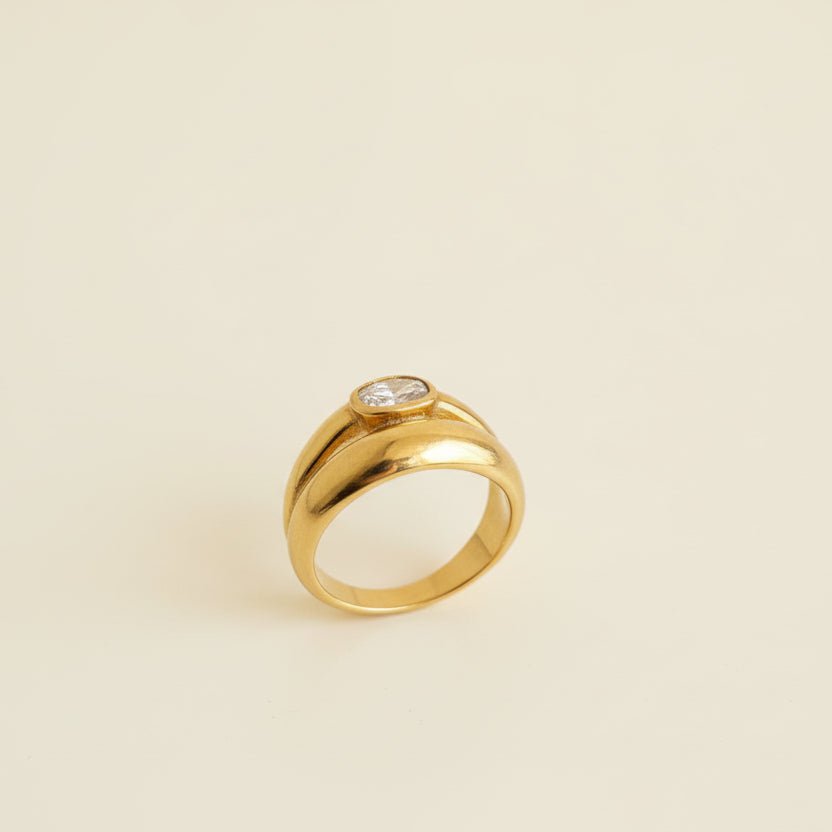 Siblings - Ring - Foramour Jewels - 18K Gold Plated - Sweat, water proof