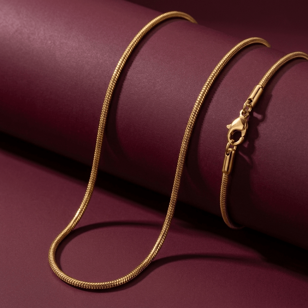 Snake Chain - Foramour Jewels - 18K Gold Plated - Sweat, water proof