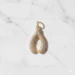 Sparkling tongs - Charm - Foramour Jewels - 18K Gold Plated - Sweat, water proof