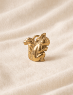 Squirrel with a nut - Charm - Foramour Jewels - 18K Gold Plated - Sweat, water proof
