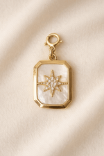 Stars in a frame - Charm - Foramour Jewels - 18K Gold Plated - Sweat, water proof