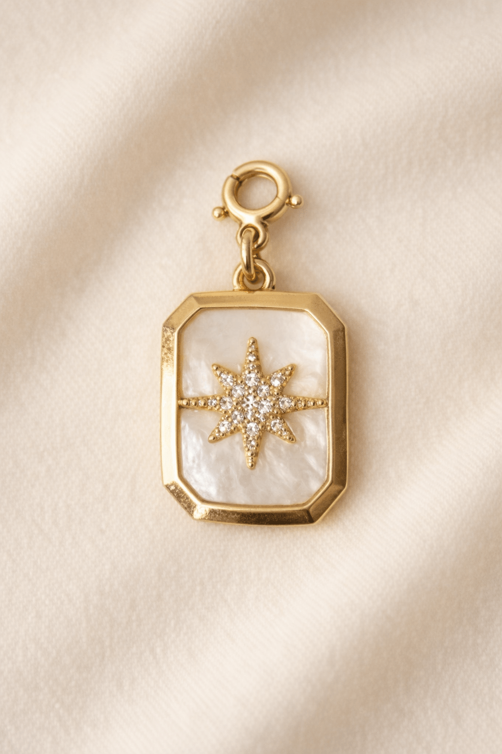 Stars in a frame - Charm - Foramour Jewels - 18K Gold Plated - Sweat, water proof