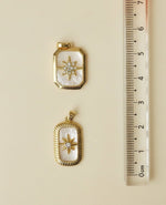 Stars in a frame - Charm - Foramour Jewels - 18K Gold Plated - Sweat, water proof