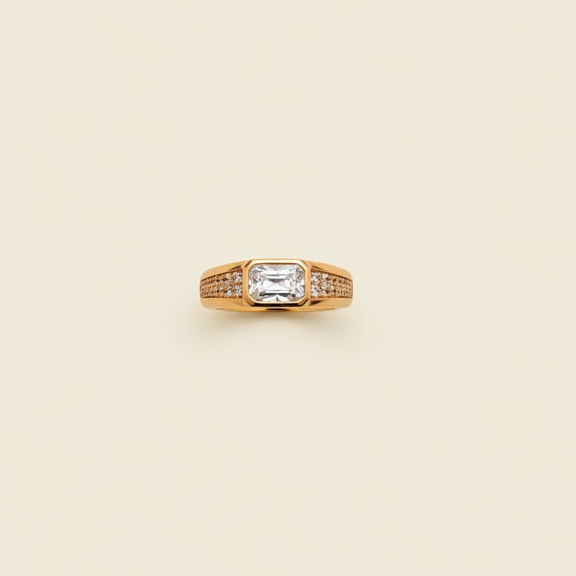 Table top - Ring - Foramour Jewels - 18K Gold Plated - Sweat, water proof