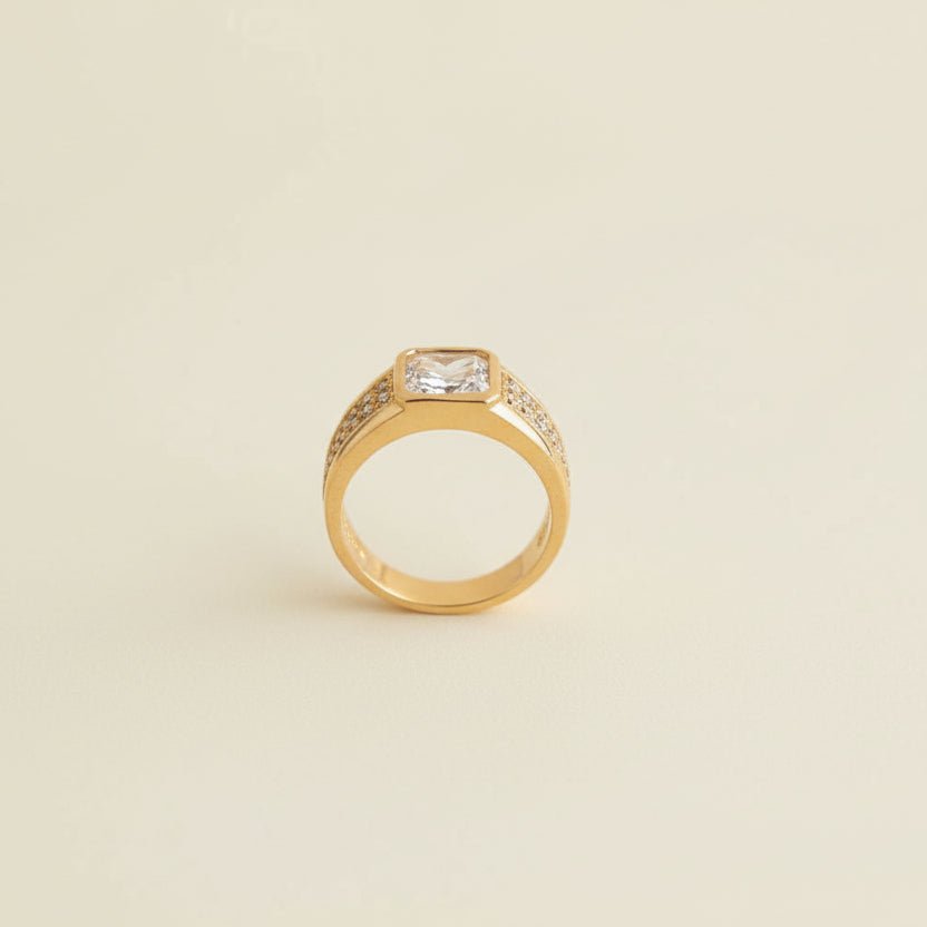 Table top - Ring - Foramour Jewels - 18K Gold Plated - Sweat, water proof