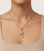 Teddy Charm Necklace - Foramour Jewels - 18K Gold Plated - Sweat, water proof
