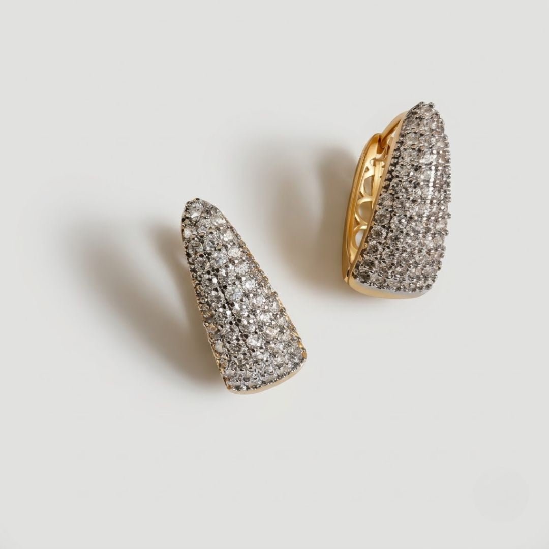 The Dome — Earrings - Foramour Jewels - 18K Gold Plated - Sweat, water proof
