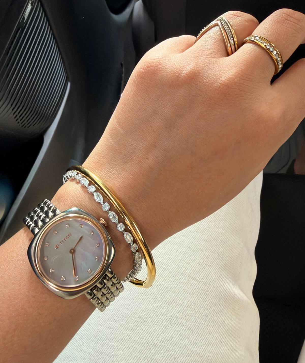 The Gold Standard - Bracelet Stack - Foramour Jewels - 18K Gold Plated - Sweat, water proof