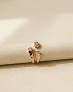 Three fingers | Rose Gold - Ring - Foramour Jewels - 18K Gold Plated - Sweat, water proof