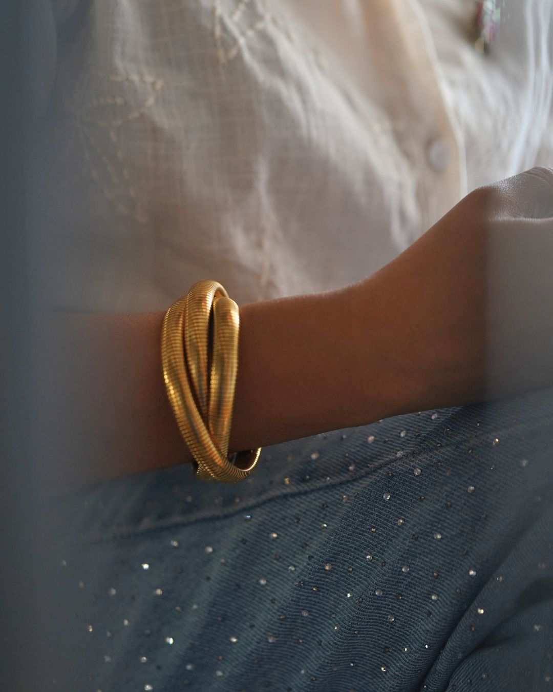 Three Friends - Bracelet - Foramour Jewels - 18K Gold Plated - Sweat, water proof