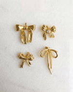 Tied with a Bow - Charm - Foramour Jewels - 18K Gold Plated - Sweat, water proof