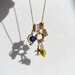 Travel Charm Globe Necklace - Foramour Jewels - 18K Gold Plated - Sweat, water proof
