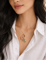 Travel Times - Necklace - Foramour Jewels - 18K Gold Plated - Sweat, water proof