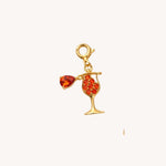 Wine - Charm - Foramour Jewels - 18K Gold Plated - Sweat, water proof