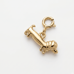 Yorkshire Terrier ( Yorkie) Dog - Charm - Foramour Jewels - 18K Gold Plated - Sweat, water proof