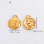 Zodiac | Sunsign- Charm - Foramour Jewels - 18K Gold Plated - Sweat, water proof